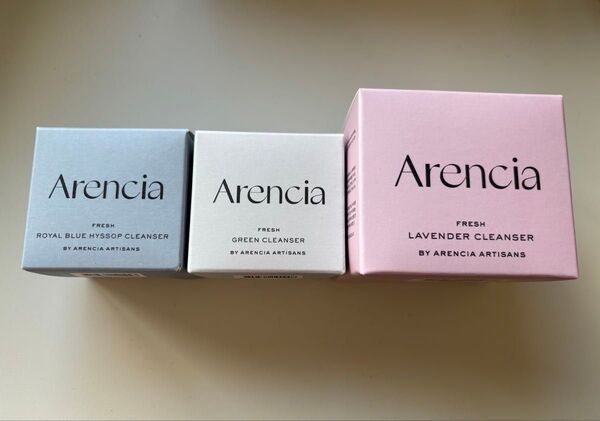 アレンシア arencia フレッシュロイヤルブルーヒソップクレンザー 50g グリーンクレンザー 50g ラベンダー 120g