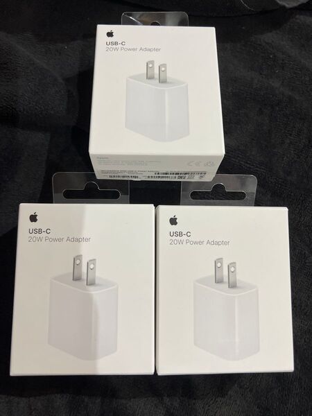 【新品・未開封】iPhone急速充電アダプタ Apple純正 USB-C 電源アダプタ 20W