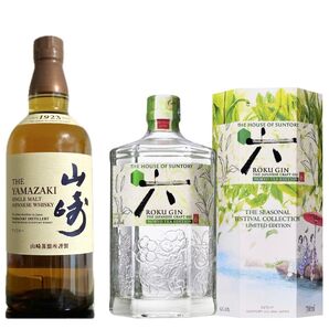 サントリー 山崎NV 700ml ジャパニーズクラフトジン ROKU 六 NORYO TEA EDITION 700ml