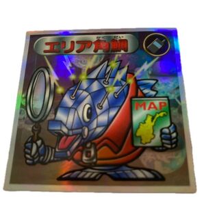 エリア角鯛 2005 聖守 地図 シール ロッテ ビックリマン バグ悪魔ギガ天使 マップ MAP