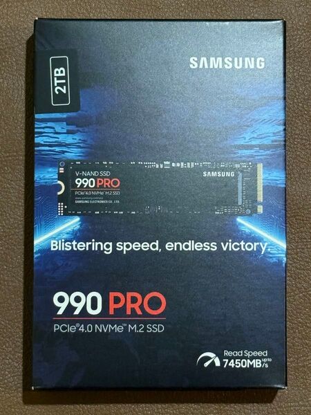 M.2 SSD 2TB SAMSUNG 990 PRO MZ-V9P2T0B-IT/EC PCIe 4.0 NVMe 未開封品