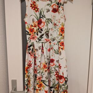 FAS フランス製 花柄ワンピース S