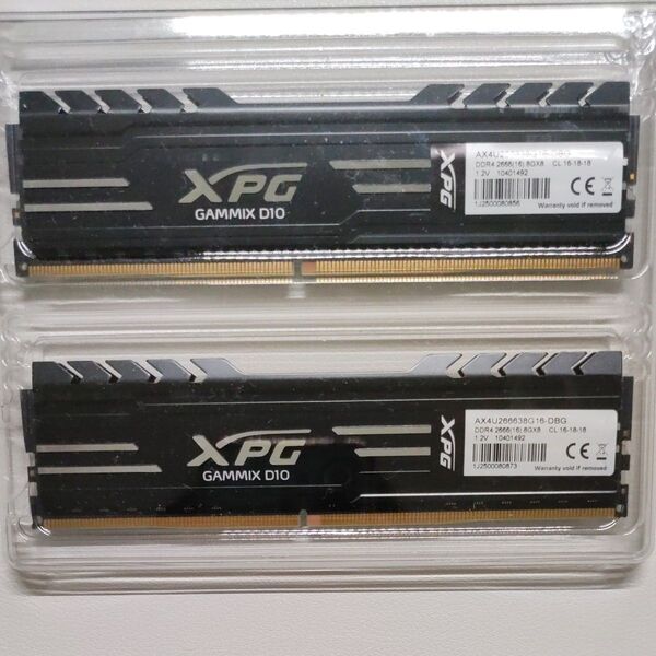 ADATA XPGメモリ 8GB 2枚 合計16GB DDR4 2666
