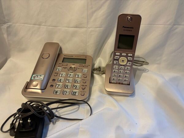 パナソニック VE-GZ50-N コードレス電話機 ピンクゴールド