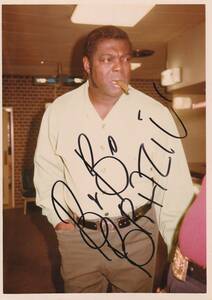 # ultra rare # black .. god bobo* Brazil with autograph photograph # hard-to-find 