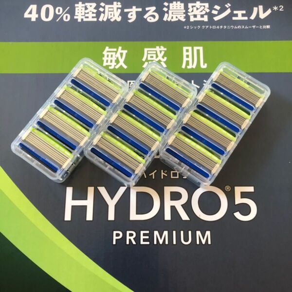 シック ハイドロ5 プレミアム 敏感肌用 替刃12個