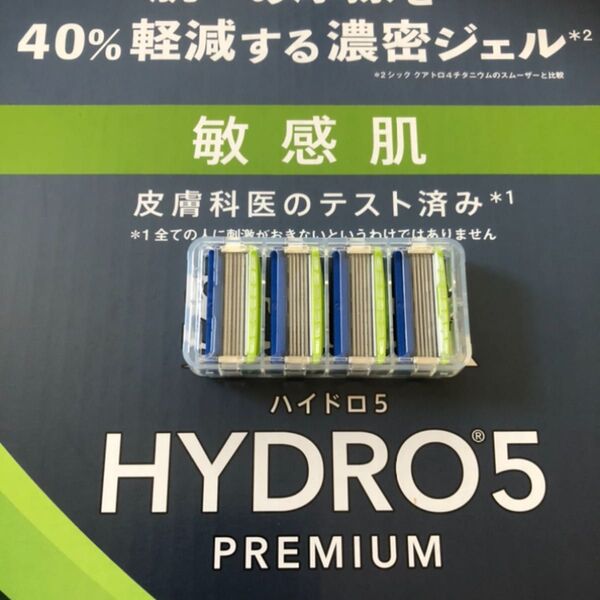 シック ハイドロ5 プレミアム 敏感肌用 替刃4個