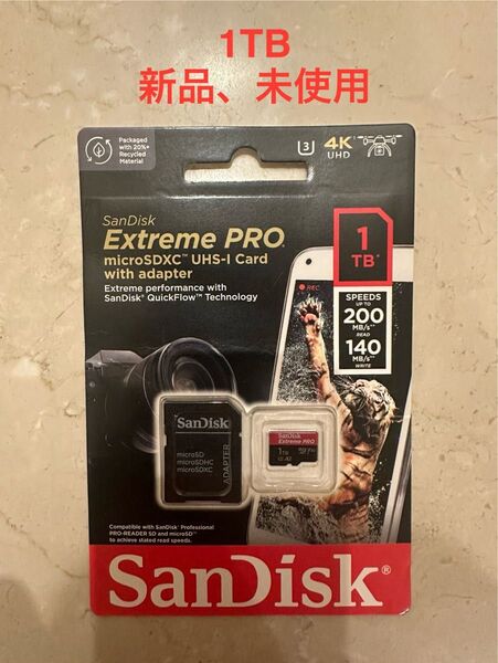 新品 SanDisk Extreme PRO microSDXCカード 1TB