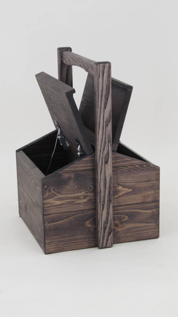 [charcoal-box. Charcoal box. Storage box. Handle. Original. Solid cedar board. Ebony], Handmade items, furniture, Chair, shelf, Bookshelf, Shelf