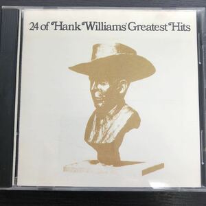 CD／ハンク・ウィリアムス／24 GREATEST HITS／ベスト盤／輸入盤／カントリー