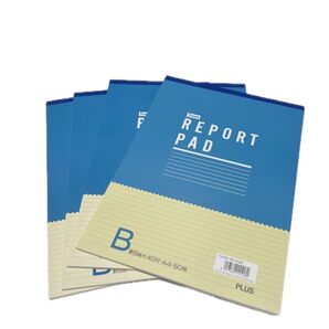 PLUS レポートパッド A4 B罫 50枚 4冊セット 未使用