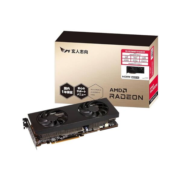 未開封新品 RD-RX7800XT-E16GB/DF