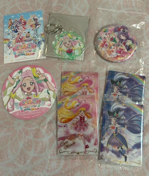 プリキュア キュアフェリーチェ 魔法つかいプリキュア カード ノベルティ 缶バッジ キュアマジカル キュアミラクル カフェ