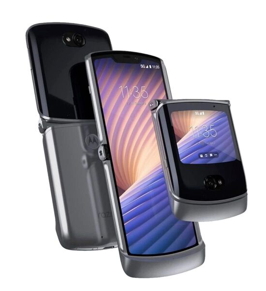 【即日発送最短翌日】Motorola Razr 5G SIMフリー 256GB/Liquid Mercury