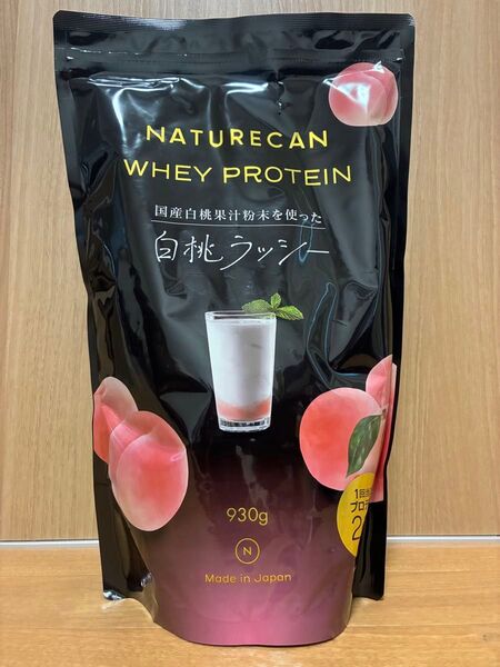 ネイチャーカン ホエイプロテイン 白桃ラッシー 930g
