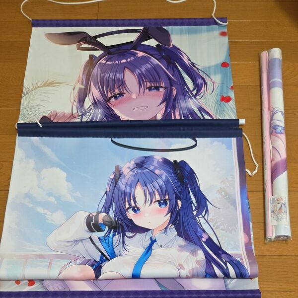 ブルーアーカイブ ブルアカ B2タペストリー 3点セット 開封品 twinbox ミカ ユウカ