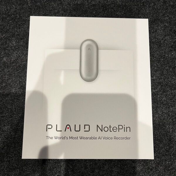 【最新機種・美品・アクセサリー付属】Plaud NotePin ボイスレコーダー AI録音