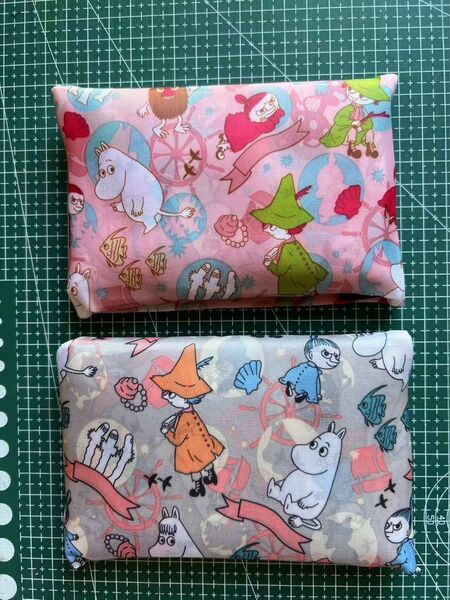 在庫処分!二枚セット!新品 大容量 折り畳み可愛い頑丈エコバッグ