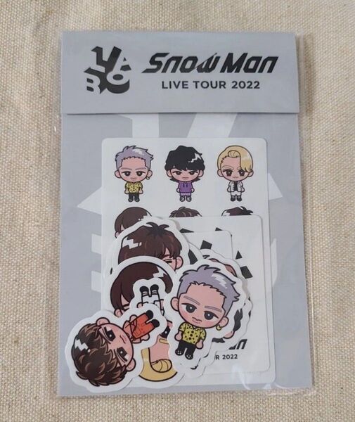 【新品未使用】Snow Man LIVE TOUR 2022 Labo すのチルステッカー シール