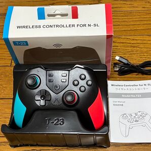 未使用品 ニンテンドーSwitch用 ワイヤレスコントローラー T-23