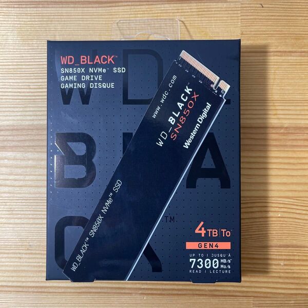 Western Digital WD_BLACK SN850X NVMe SSD 4TB Gen4
