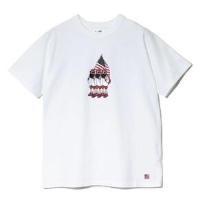 MODEM DESIGN/モデムデザイン USATee -フラッグおじさん- (MENS) XL