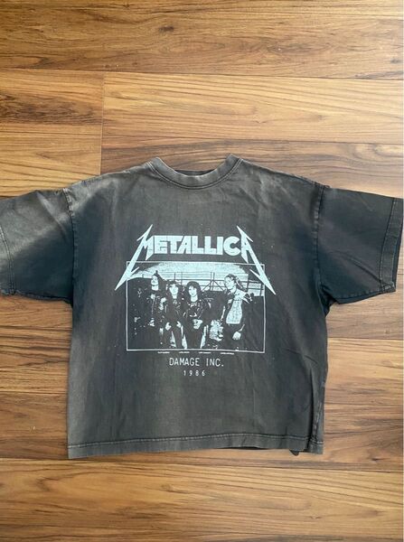 メタリカ METALICA 鬼フェード ボックス Tシャツ Lサイズ