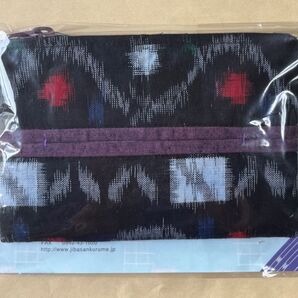 最終お値下げ中。久留米絣 ミニポーチ小物入れ和柄 未使用