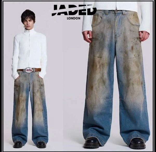 ◆JADED LONDON◆MUD WASH COLOSSUS JEANS