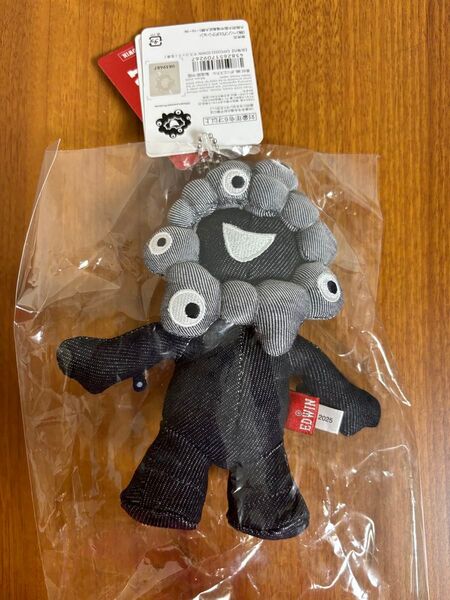 最安値 新品タグ付き 大阪関西万博会場 完売 ミャクミャク エドウィン ボールチェーン マスコット デニムミャクミャク EDWIN