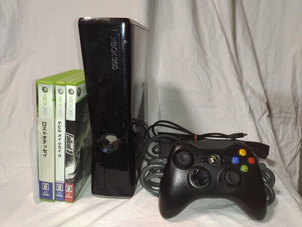 XBOX360S 250GB 本体一式+ゲーム4本付き