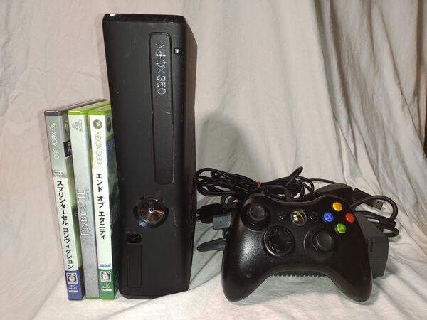 XBOX360S 4GB+250GB 本体一式+ゲーム3本付き