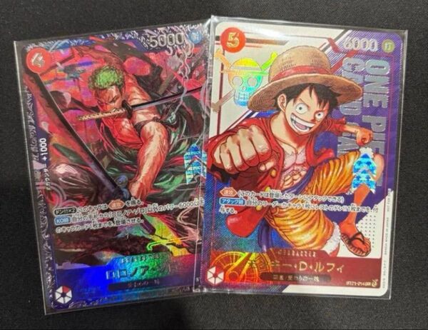 フラッグシップバトル 「モンキー・D・ルフィ」「ロロノア・ゾロ」 ワンピースカード