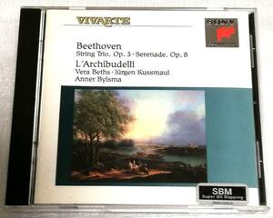 CD　ベートーヴェン 弦楽三重奏曲,セレナード /ラルキブデッリ/US盤