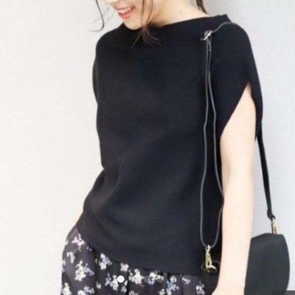 Spick and Span スピックアンドスパン 2018 SS ホールガーメントガーター フレンチプルオーバー