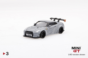 ＜新品・未開封＞ MINI GT　LB★WORKS 日産 GT-R（R35)　Matte Grey　右ハンドル　1/64サイズ