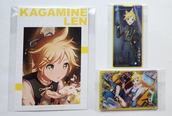 プロセカ 鏡音レン メモステ あんスタ ウエハース10 アニメイト特典