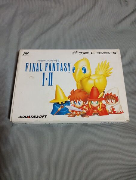 【FC】 ファイナルファンタジーI・Ⅱ 箱説攻略本マップ付き スクウェア ファミコン