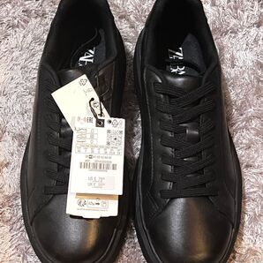 3つセットで31000円 ZARA 40 25.8cm 本革レザーブラック 公式売り切れ