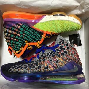 25.5cm US7.5 NIKE LEBRON XVII WTW what the CV8079-900 ナイキ レブロン17 ワットザ Lakers レイカーズ 国内正規品