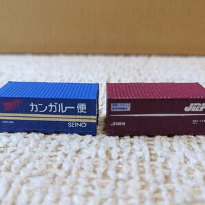 Nゲージコンテナ 朗堂 カンガルー便 西濃運輸 u31a-296 1個 TOMIX 3117 JRF 30A-1131 1個
