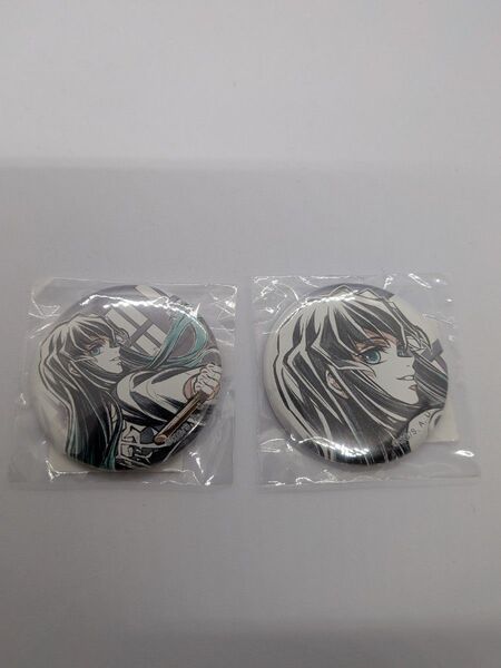 テレビアニメ鬼滅の刃 柱描き下ろしイラストWEBSHOPくじ 時透無一郎 E賞 44mm 缶バッジ 《2種類セット》