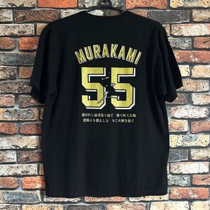 未着用 東京ヤクルトスワローズ 村上宗隆 三冠王記念Tシャツ ユニフォーム Majestic XLサイズ マジェスティック 野球