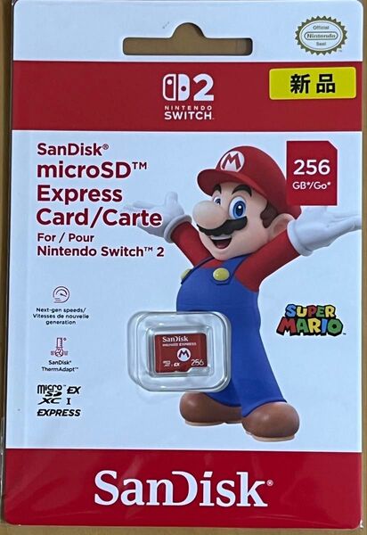 新品未開封 SanDisk microSDXC 256GB for Nintendo Switch2