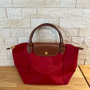 LONGCHAMP ロンシャン ミニトートバッグ レッド
