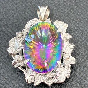 K18 WG ミスティックトパーズ トップ 11.94Carat 0.1.Carat 約8.7g 2A