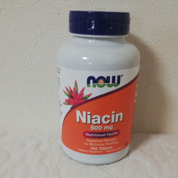 NOW ナイアシン 500mg 250粒 サプリメント