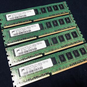 ★動作品★ DDR3 ECCメモリ 1gb x4枚組の画像1