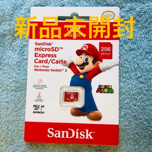 NINTENDO Switch2 SanDisk microSD Express SDカード Card 任天堂 256GB
