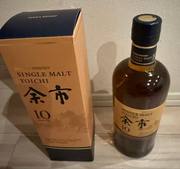 ニッカウヰスキー 余市10年 シングルモルト 700ml カートン付
